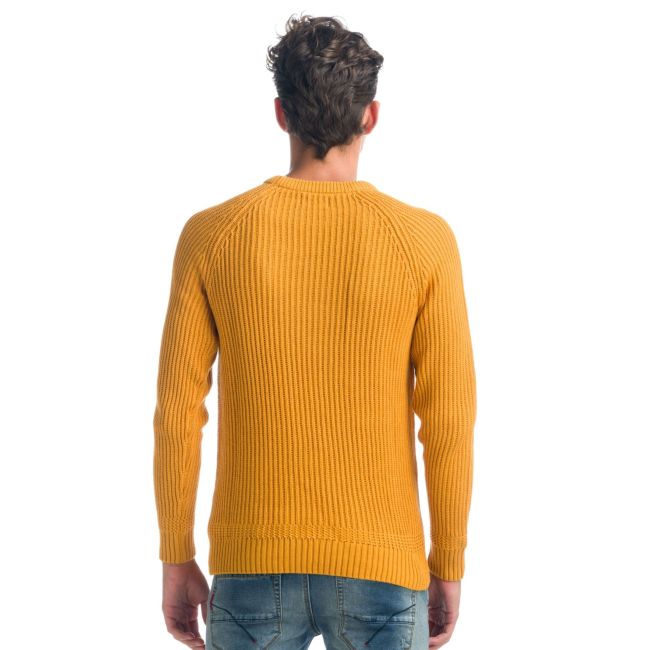 Jersey de Punto Canalé Fantasía Hombre Cuello Redondo – Koroshi 1921TR33