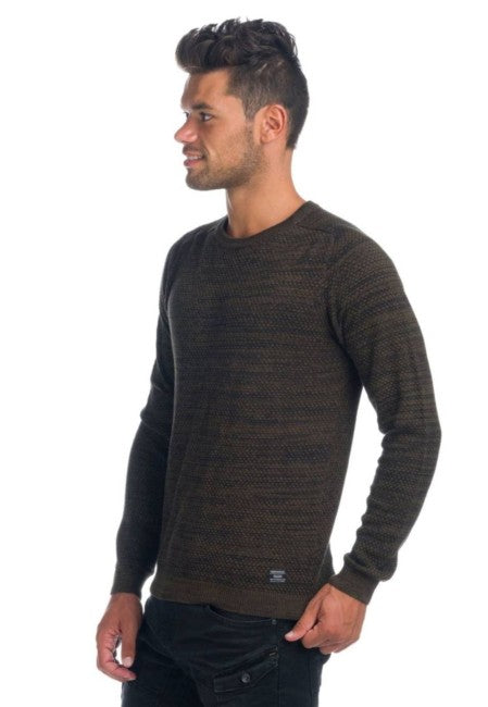 Jersey de Punto de Abeja Hombre Cuello Redondo – Koroshi 1921TR36