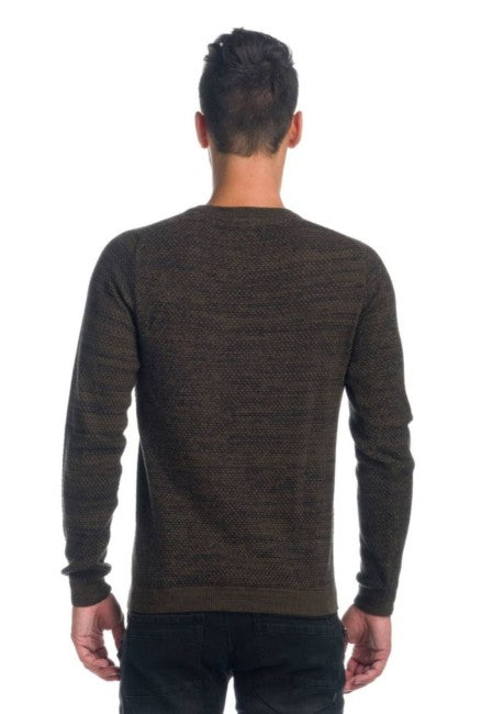 Jersey de Punto de Abeja Hombre Cuello Redondo – Koroshi 1921TR36