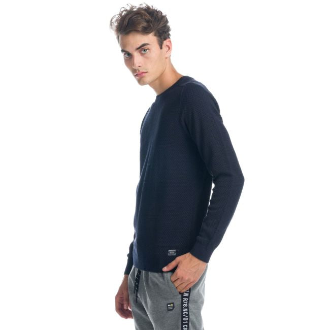 Jersey de Punto de Abeja Hombre Cuello Redondo – Koroshi 1921TR36