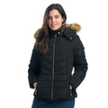 Chaqueta Cazadora Acolchada con Capucha Desmontable Mujer – Koroshi 1922JA48