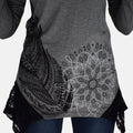 Camiseta Manga Larga Mujer Cuello Vuelto – Koroshi Gris Vigoré