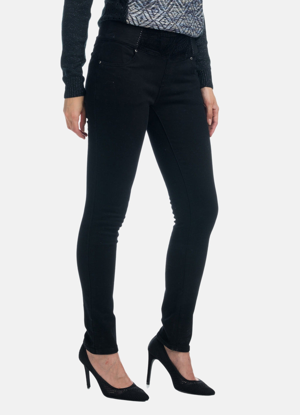 Pantalón Largo Mujer Tiro Alto French Terry – Koroshi 1922PT17