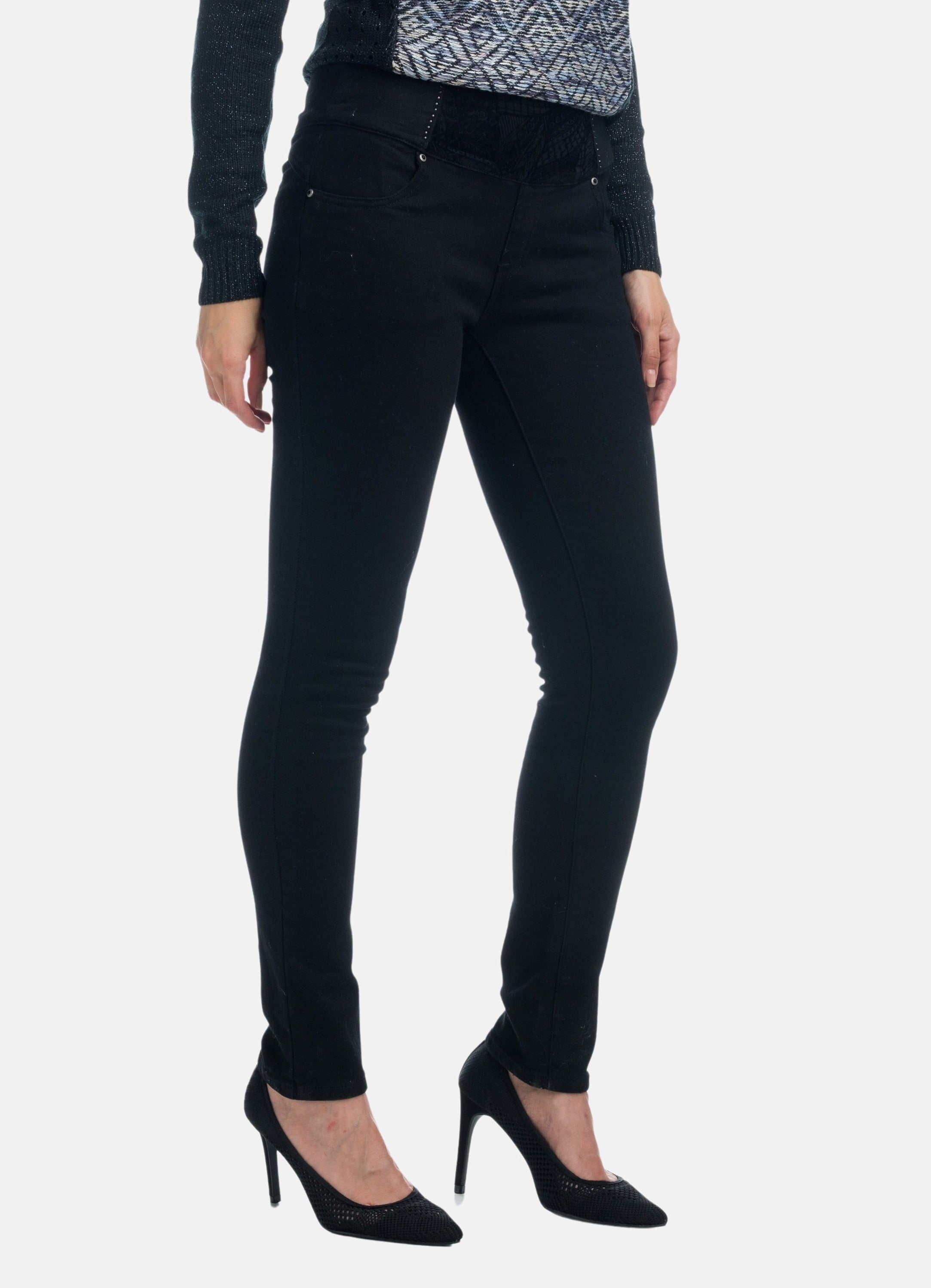 Pantalón Largo Mujer Tiro Alto French Terry – Koroshi 1922PT17