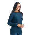 Jersey Mujer Punto Calado Cuello Redondo – Koroshi Petróleo