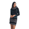 Vestido de Punto Mujer Cuello Vuelto con Bordados – Koroshi 1922VS06