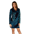 Vestido Mujer Manga Larga Estampado en Flock – Koroshi 1922VS19