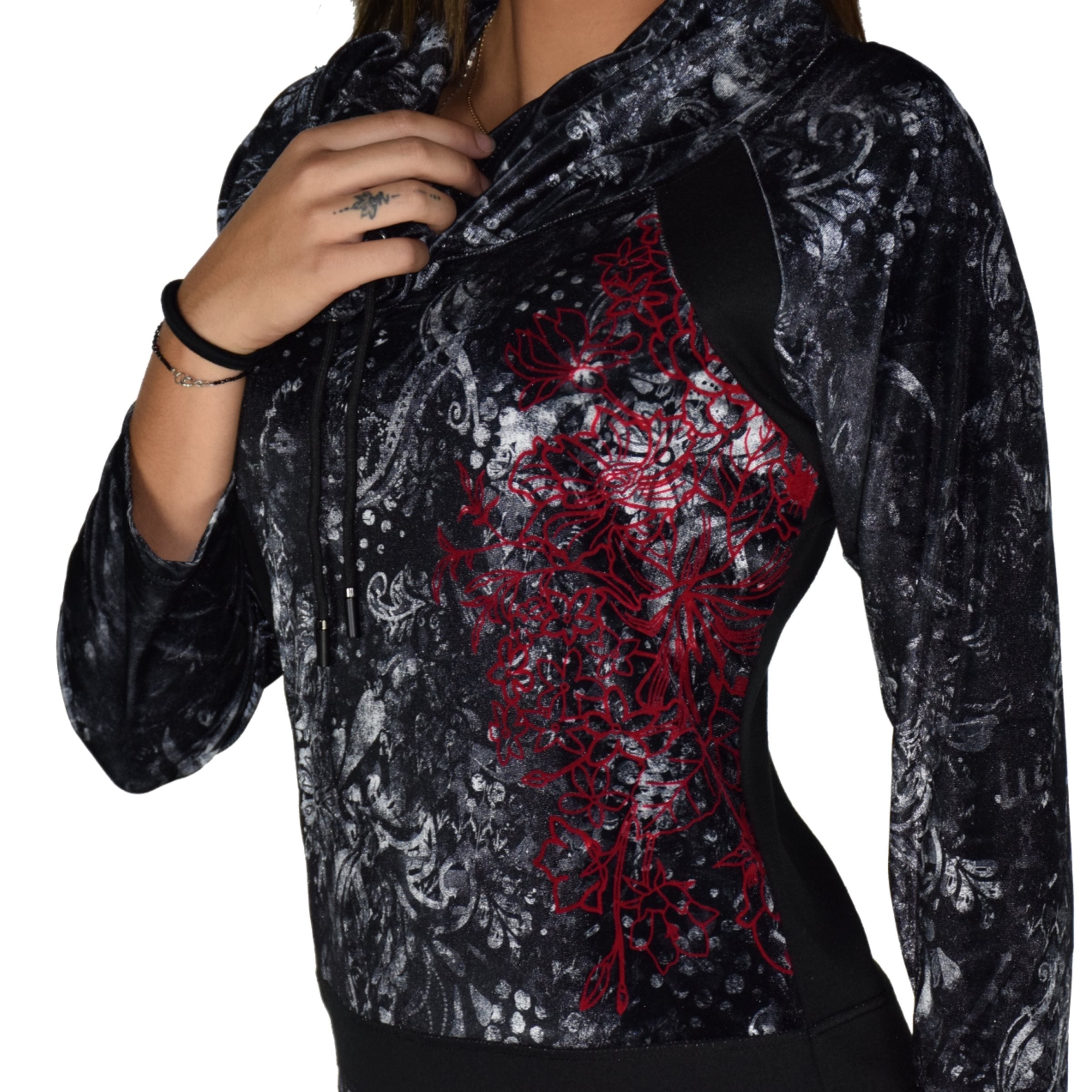 Vestido Mujer Negro Manga Larga Cuello Alto – Koroshi 1922VS21