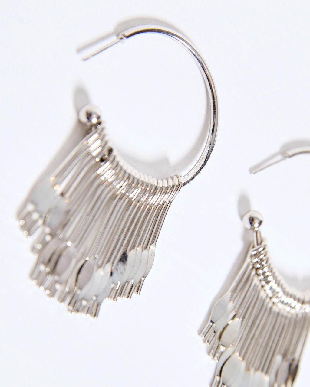Pendientes Aro Tiras Plata