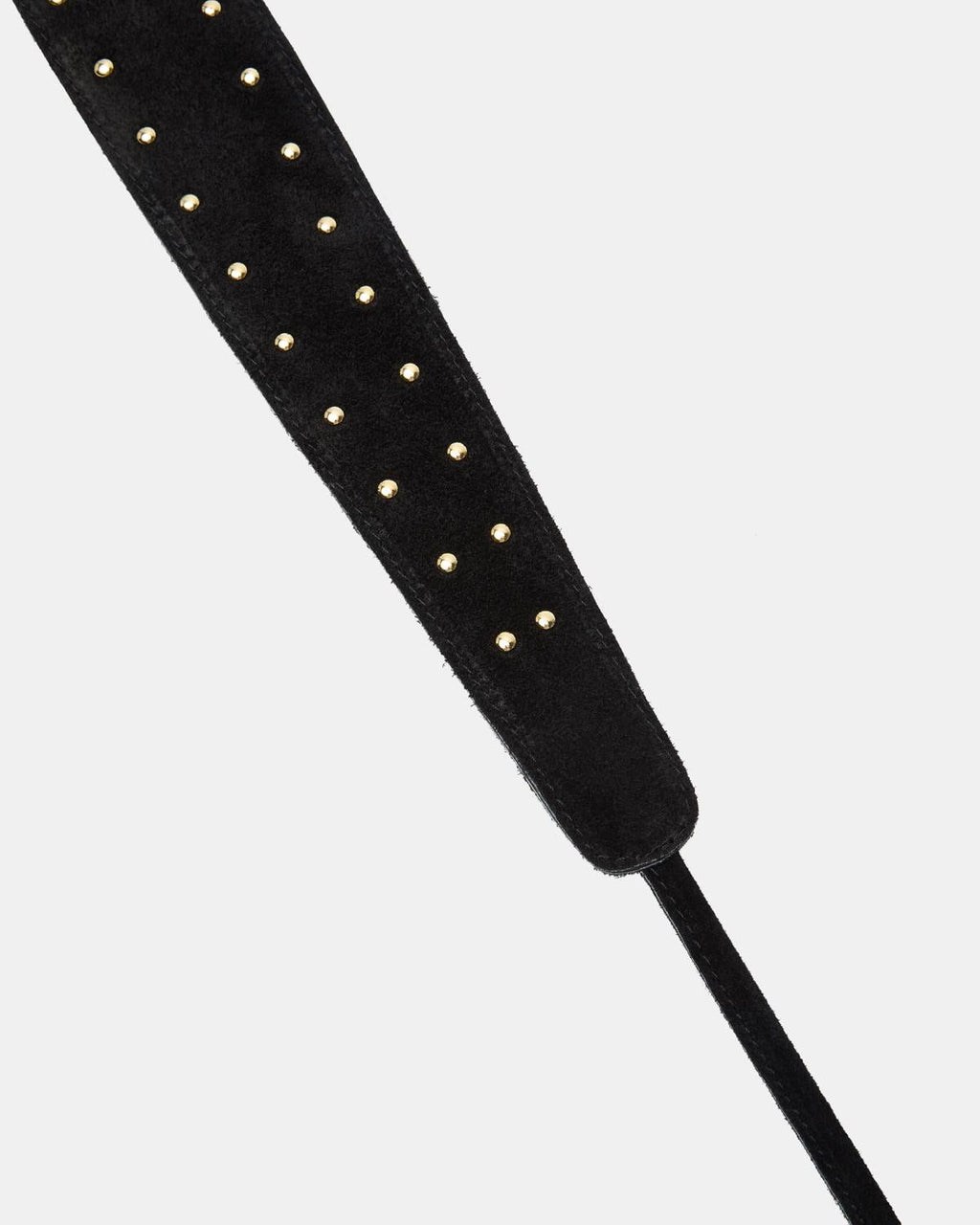 Cinturón Piel Tipo Fajin Tachuelas Negro