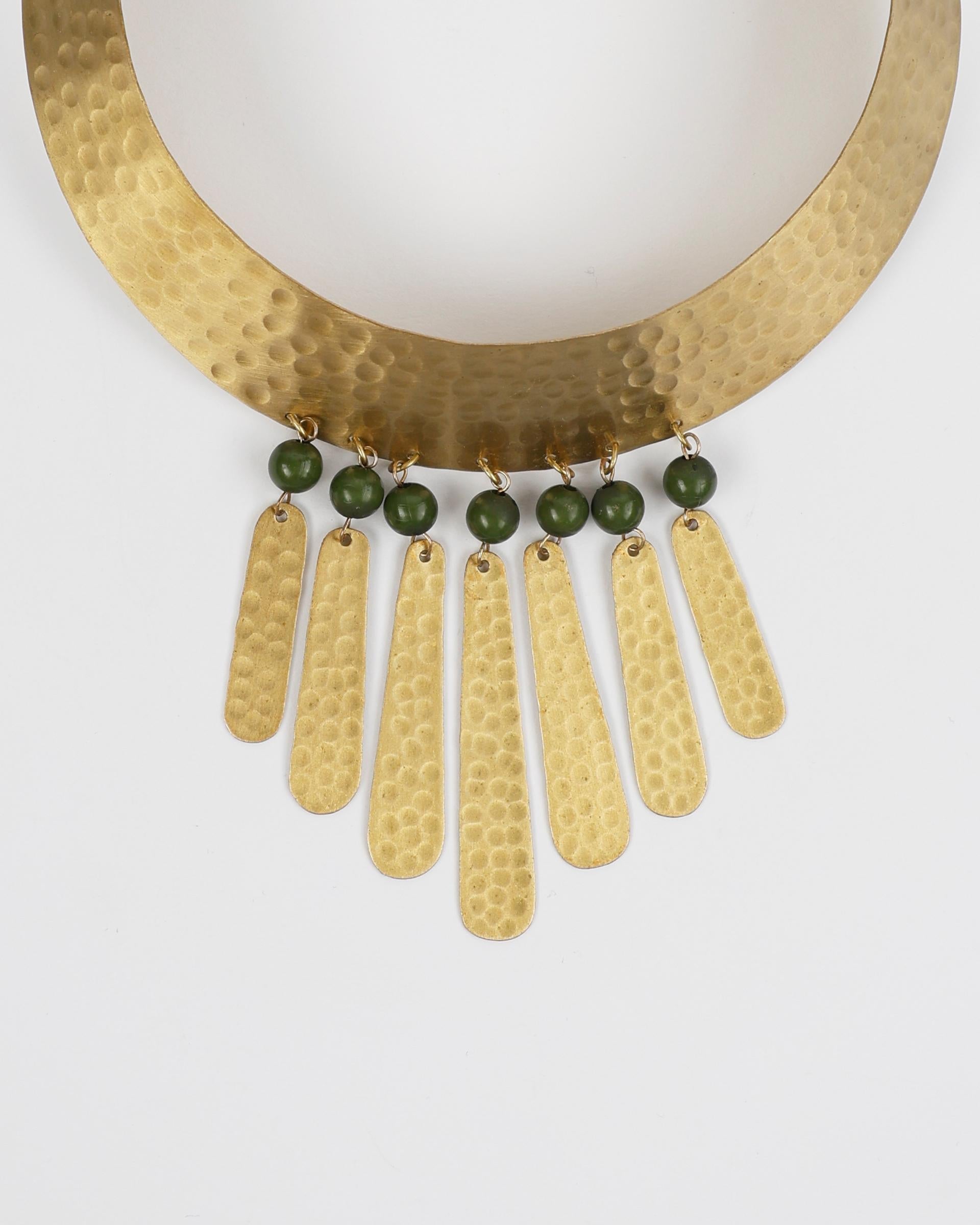 Collar Rígido Lágrimas Oro