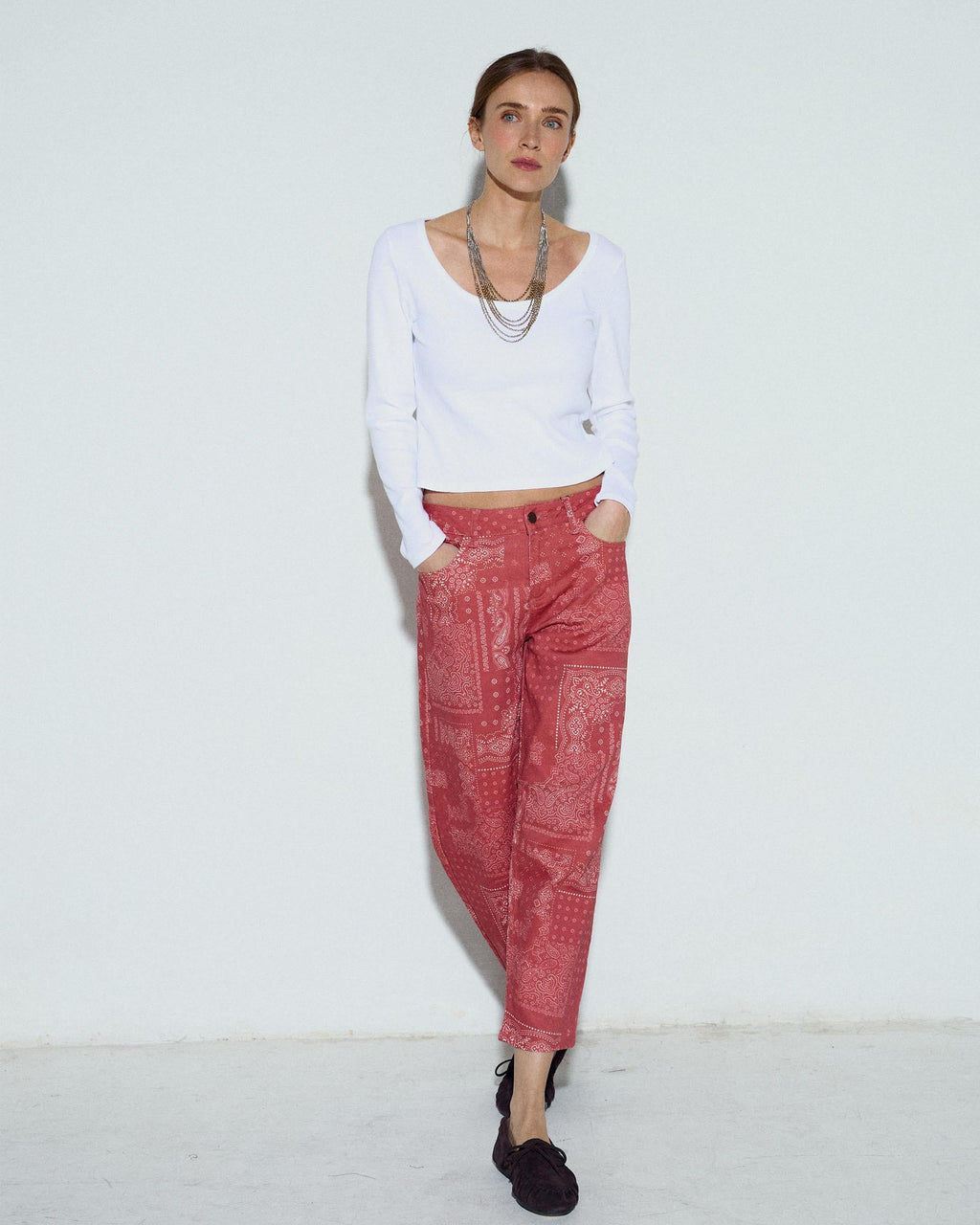 Jeans Bandana Rojo