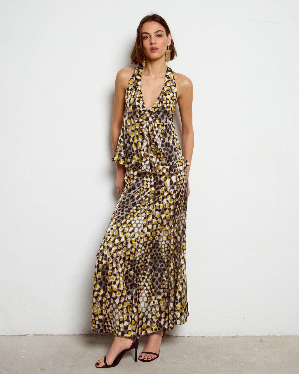 Top Halter Lunares Multicolor