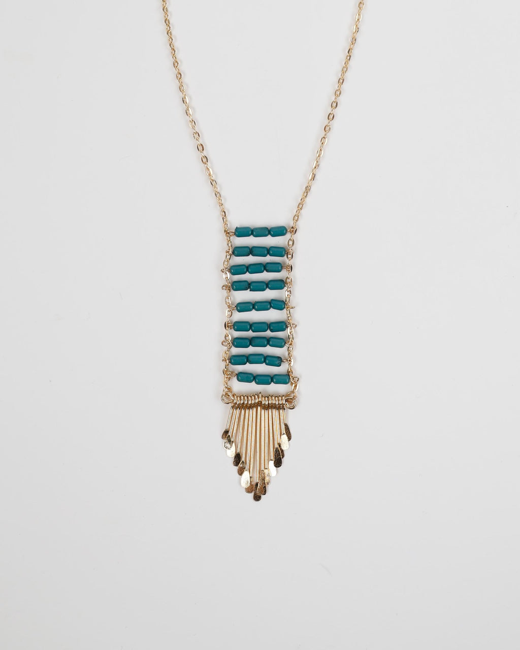 Collar Étnico Flecos Oro
