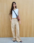 Jeans Vivo Contraste Beige