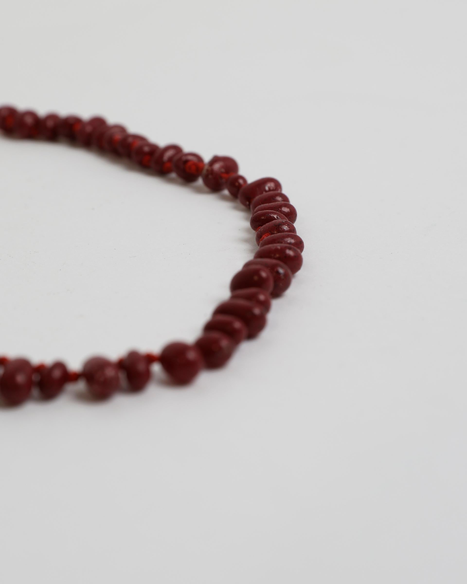 Collar Gotas Rojo