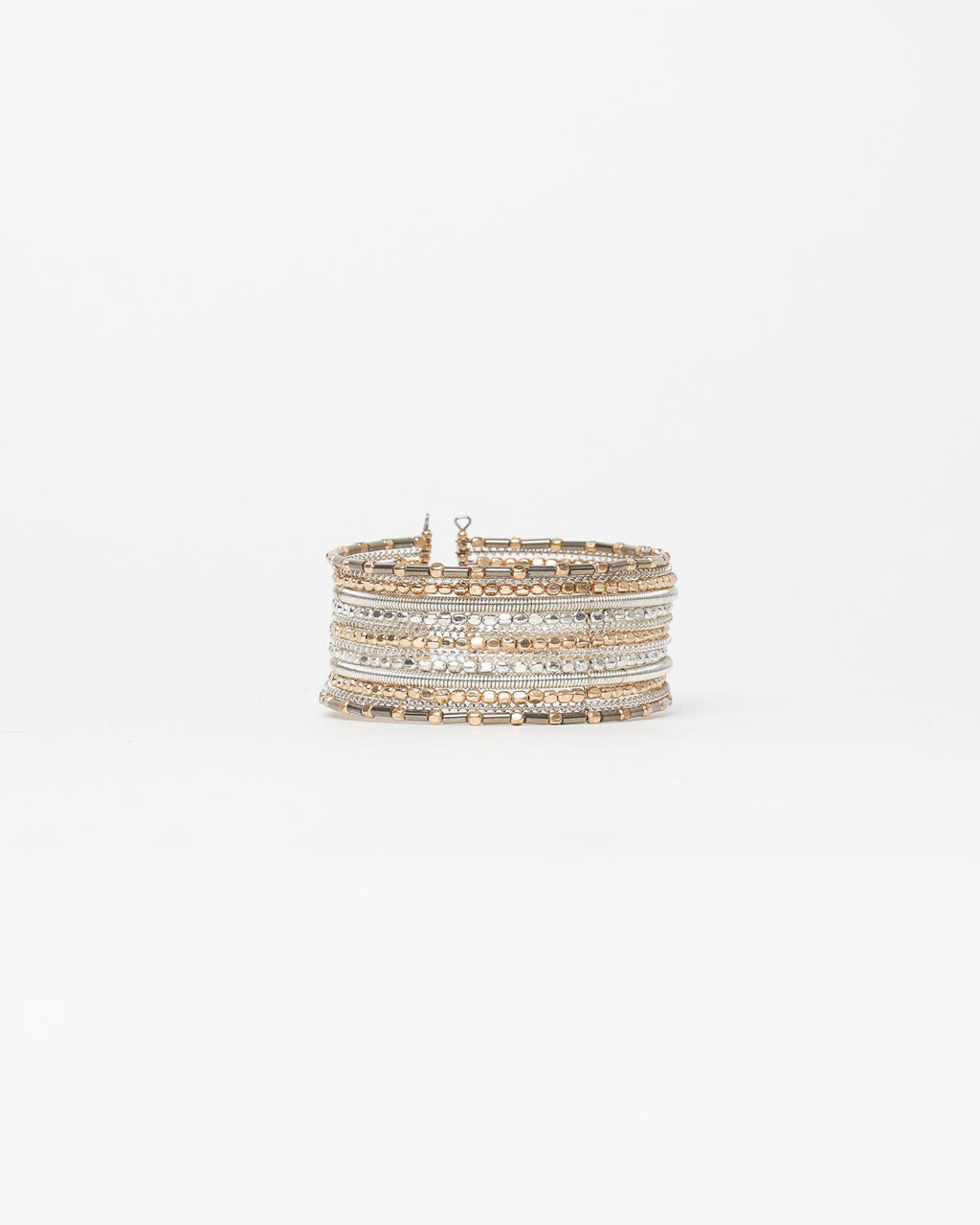 Pulsera Abalorios Mix Plata