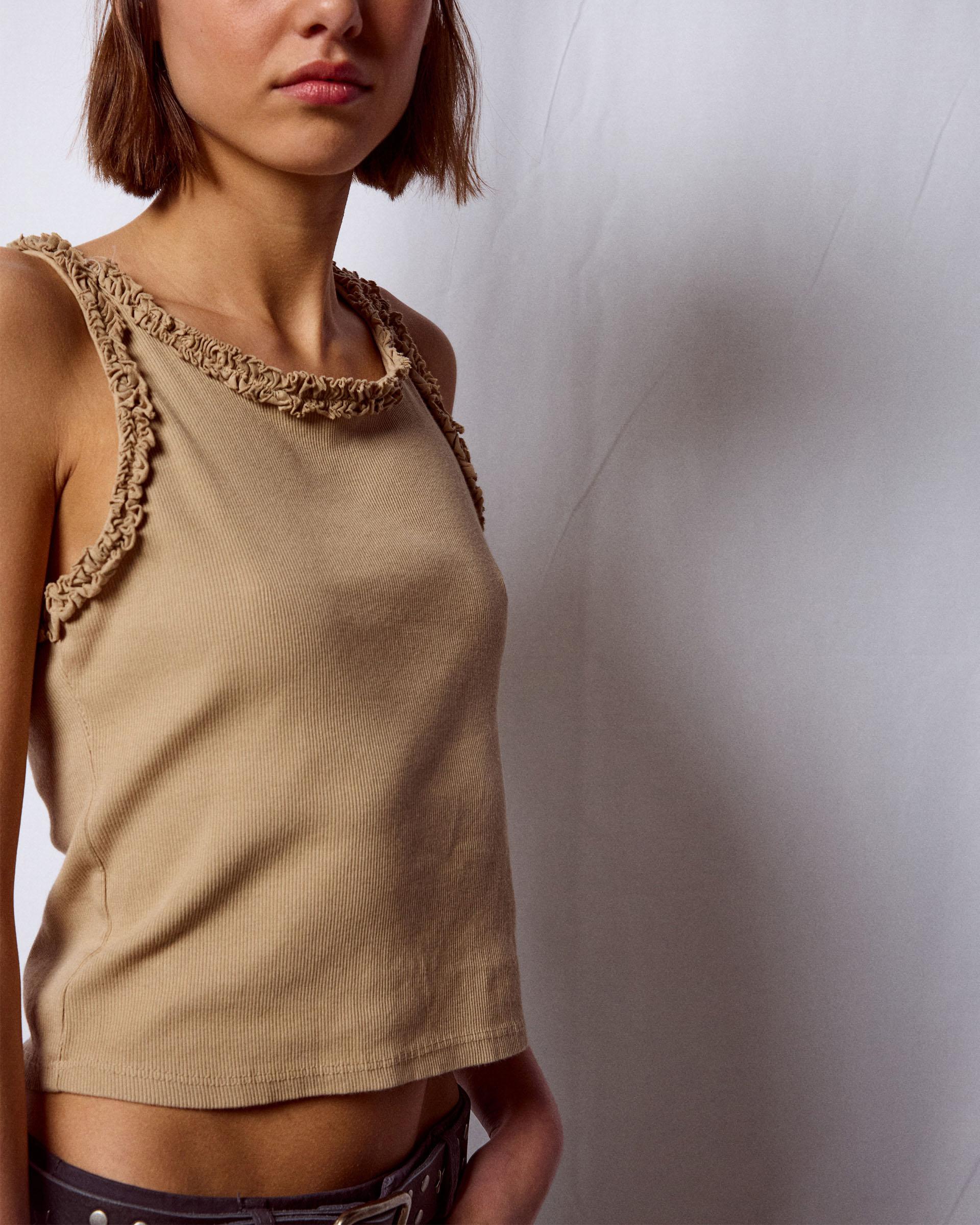 Camiseta Tank Volante Taupe