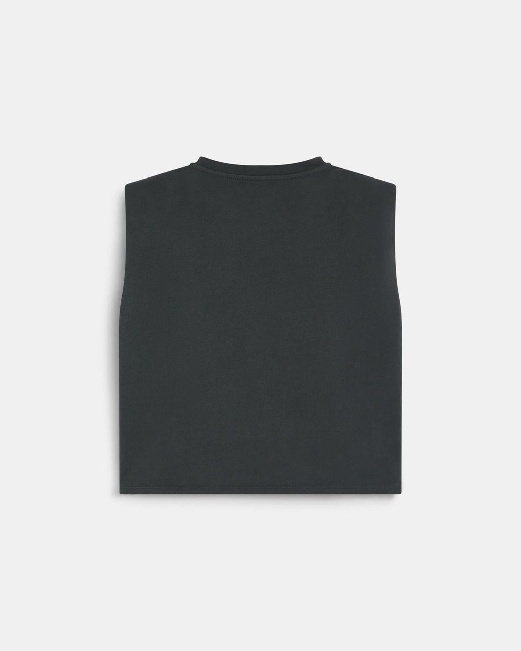 Camiseta Hombreras Tachuelas Antracita