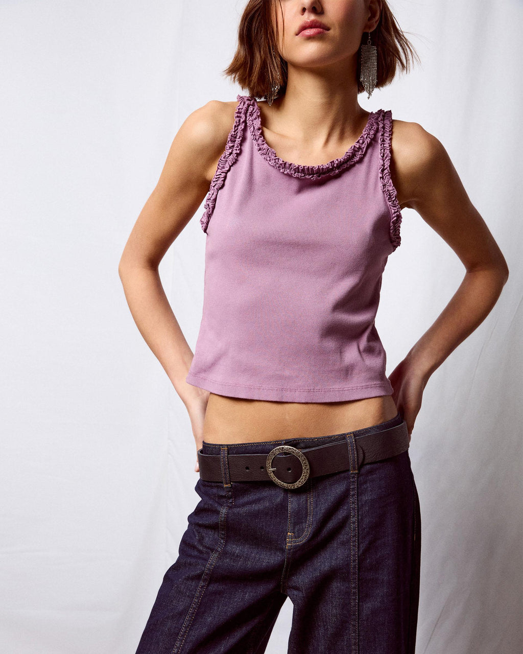 Camiseta Tank Volante Morado