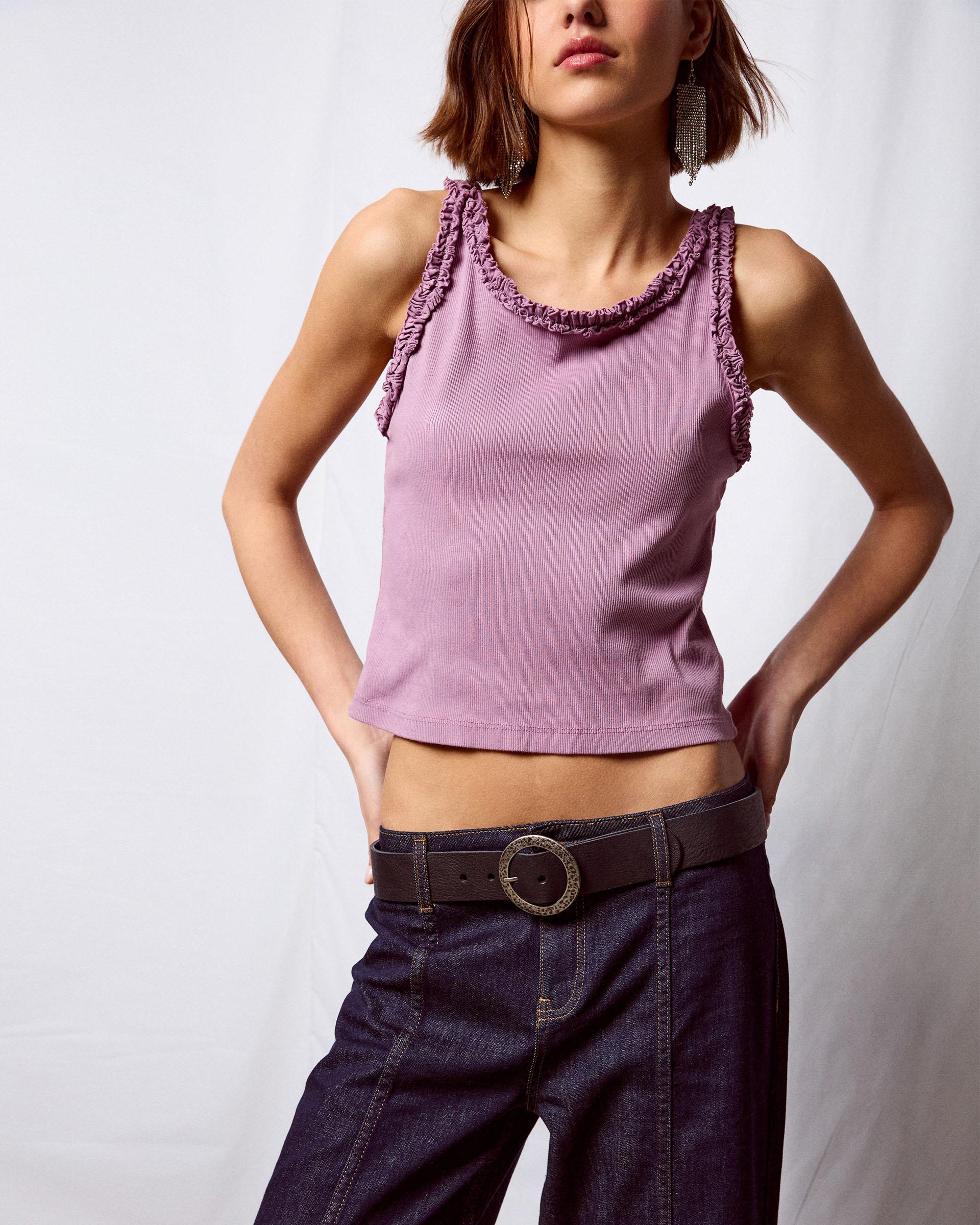 Camiseta Tank Volante Morado