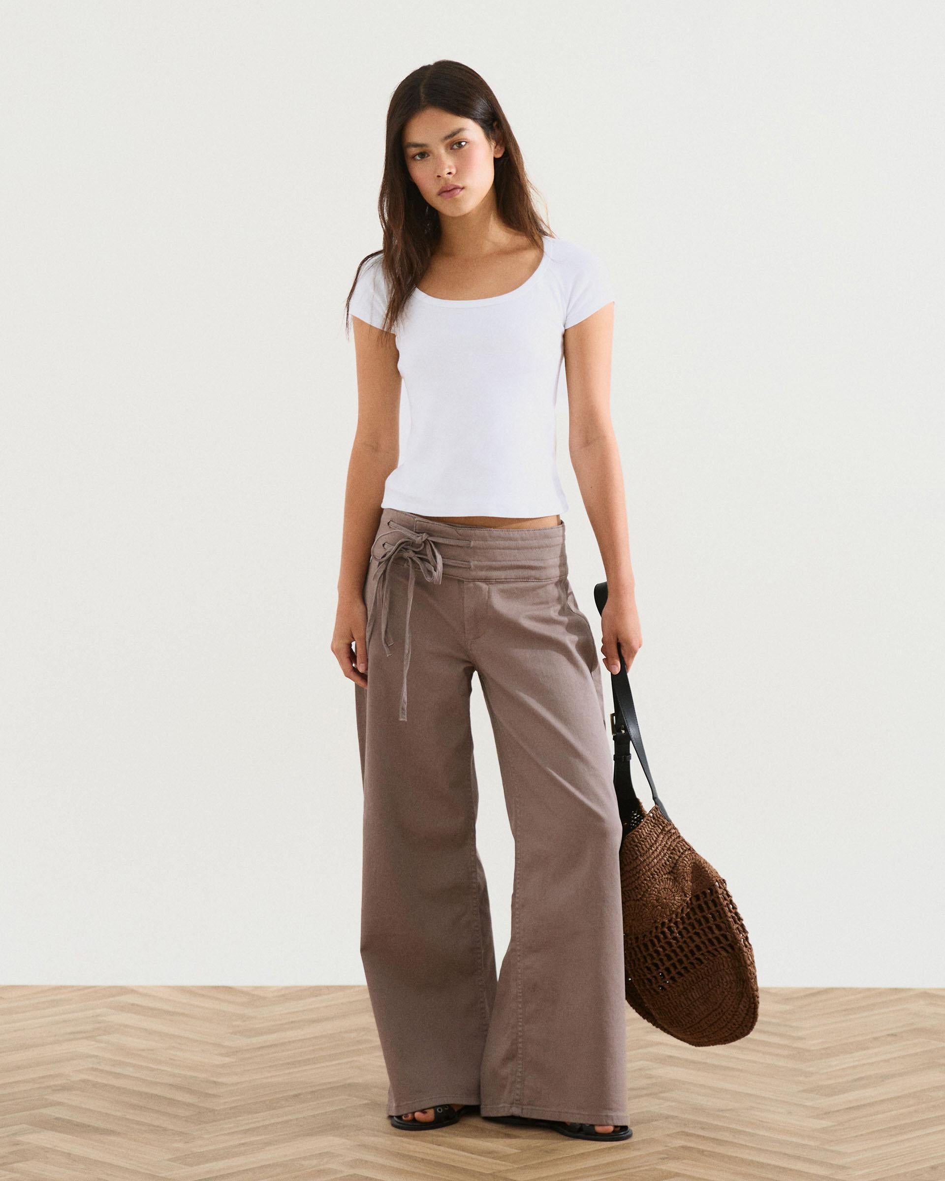 Jeans Triple Cinturilla Lazada Taupe