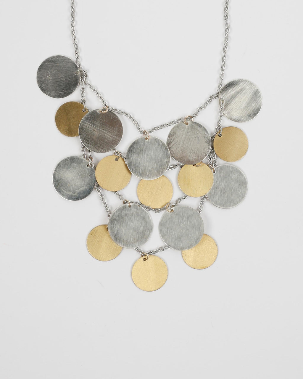 Collar Chapas Mix Oro