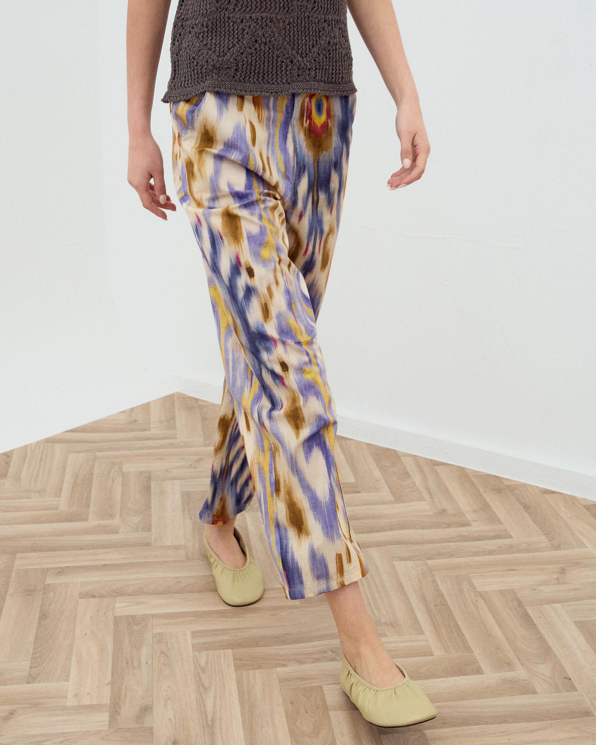 Pantalón Étnico Tye Dye Multicolor