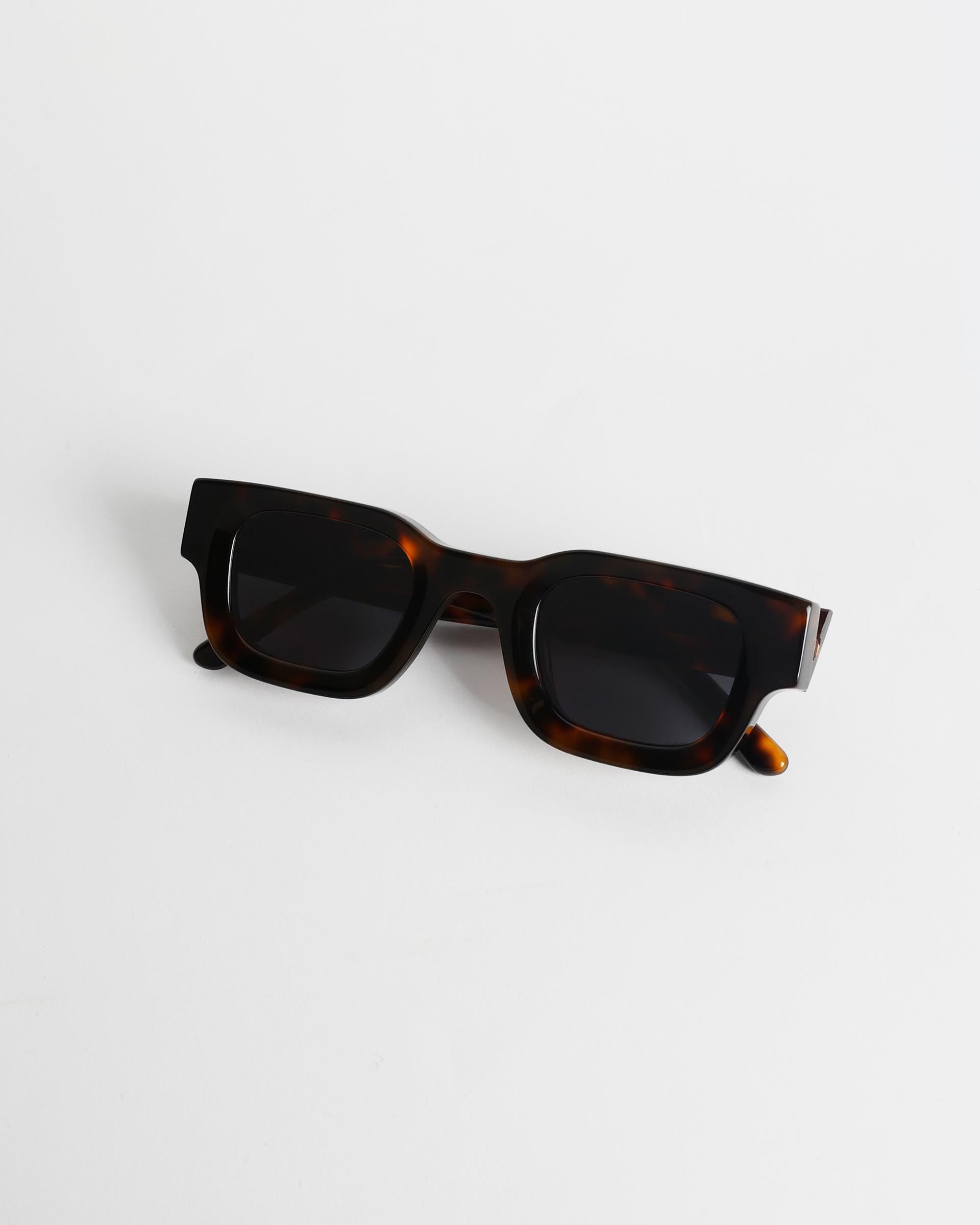 Gafas Rectangulares Marrón