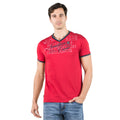 Camiseta Cuello Pico Hombre Algodón Estampada – Koroshi 2011MC04