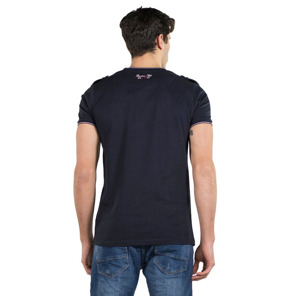 Camiseta Cuello Pico Hombre Algodón Estampada – Koroshi 2011MC04