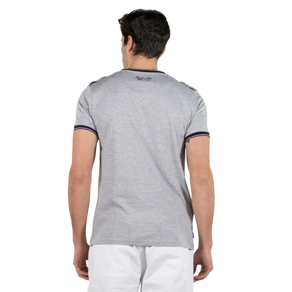 Camiseta Cuello Pico Hombre Algodón Estampada – Koroshi 2011MC04