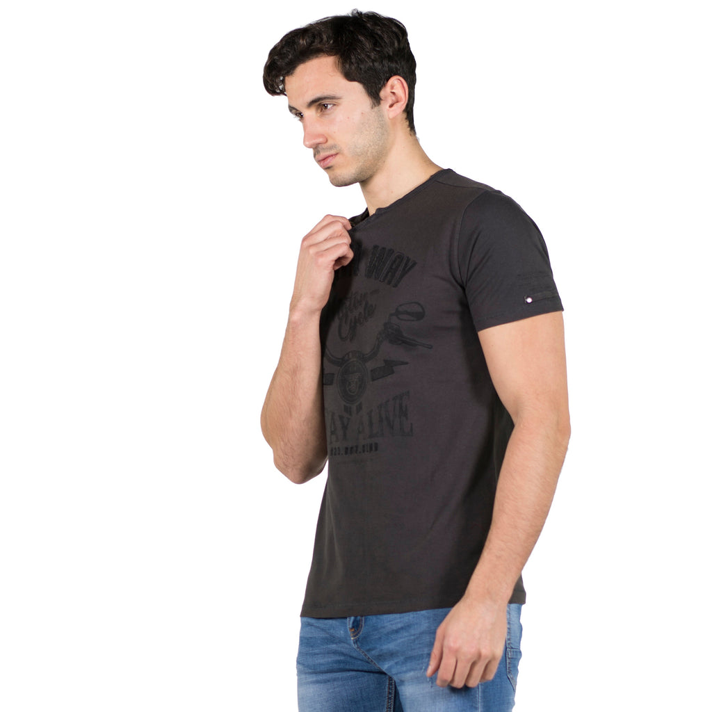 Camiseta Cuello Panadero Hombre 100% Algodón – Koroshi 2011MC14