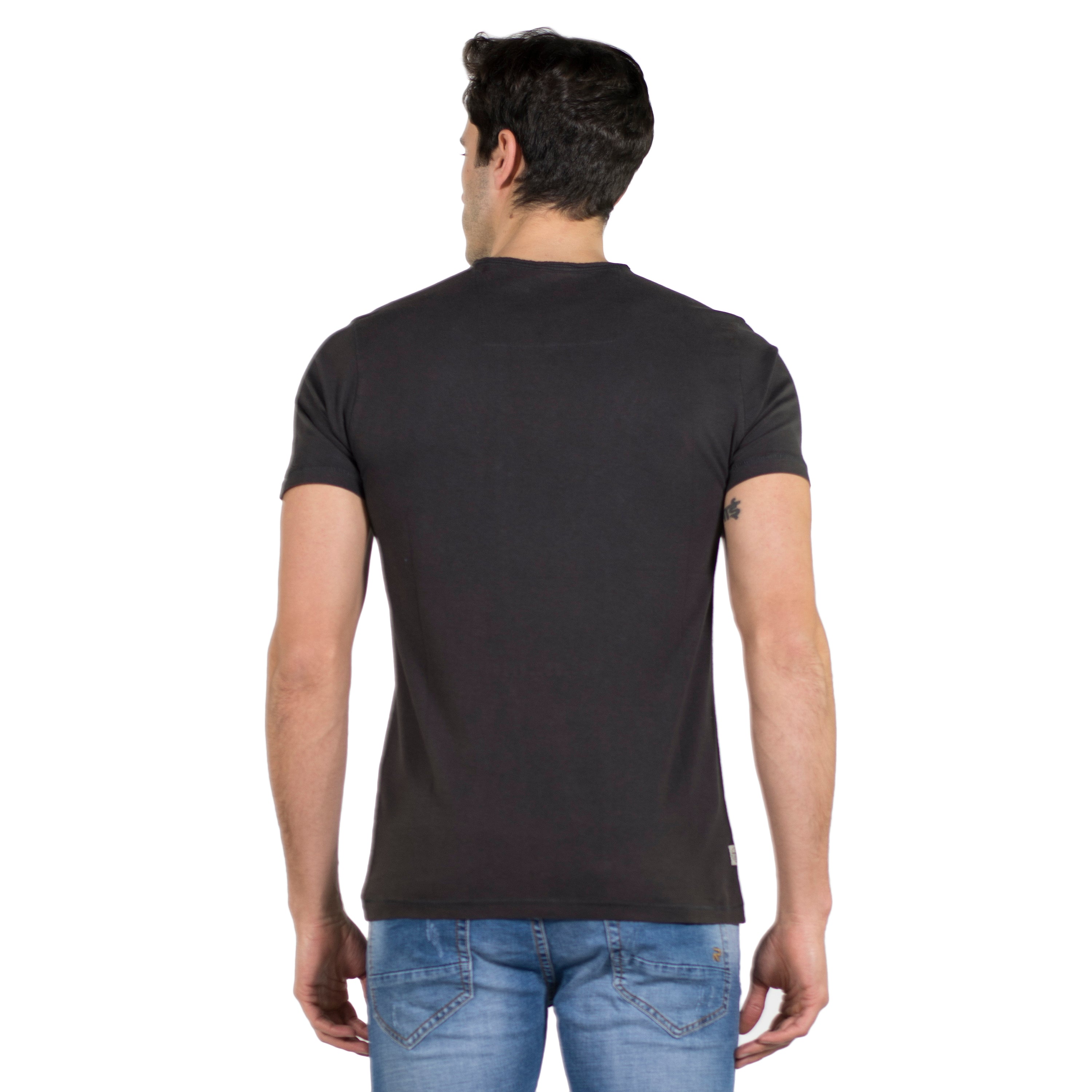 Camiseta Cuello Panadero Hombre 100% Algodón – Koroshi 2011MC14