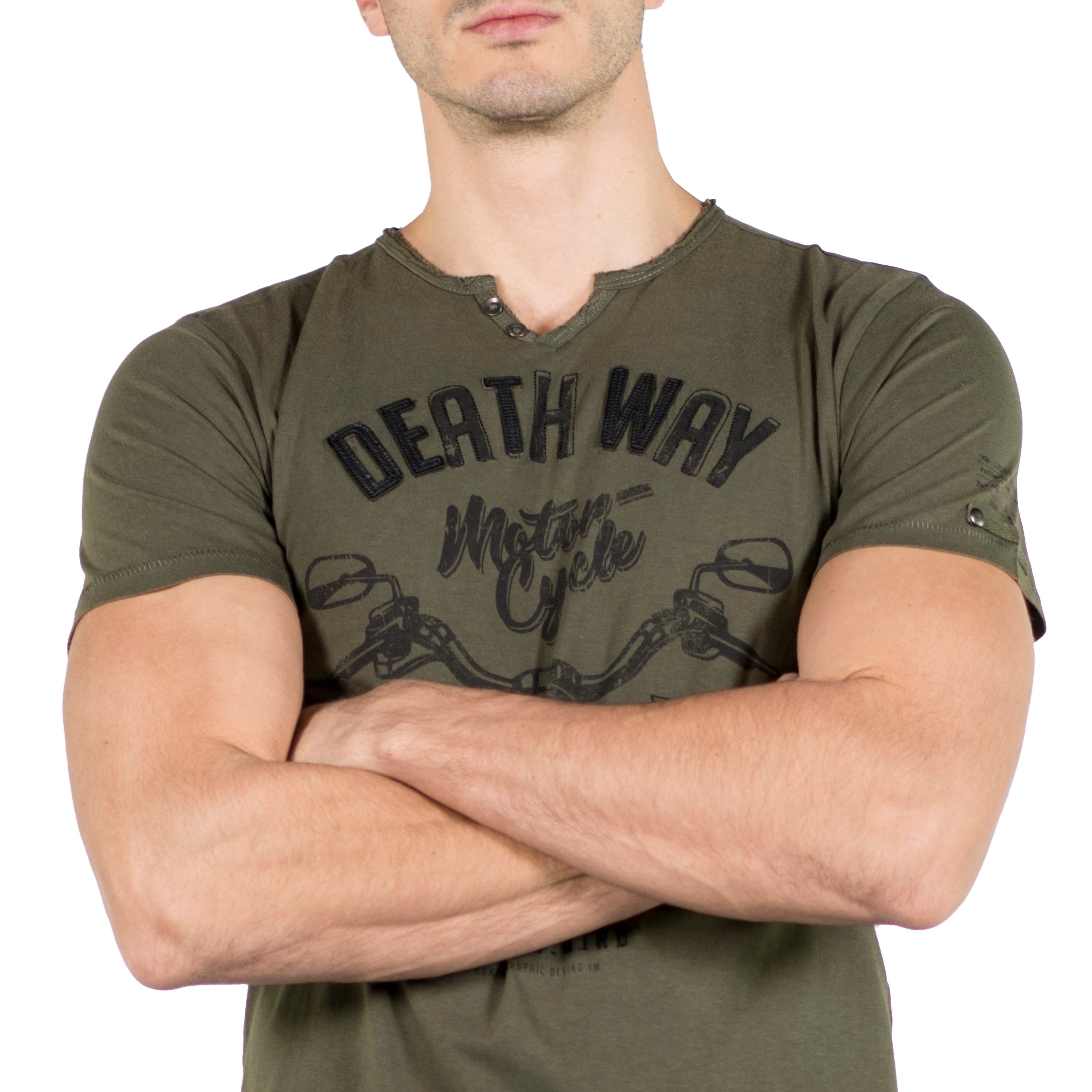 Camiseta Cuello Panadero Hombre 100% Algodón – Koroshi 2011MC14