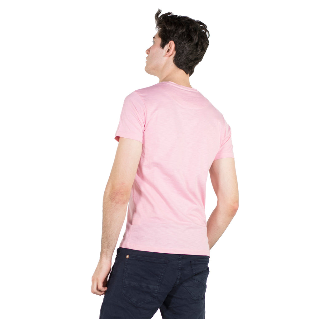 Camiseta Hombre Manga Corta Estampado Gráfico en el Pecho – Koroshi 2011MC26