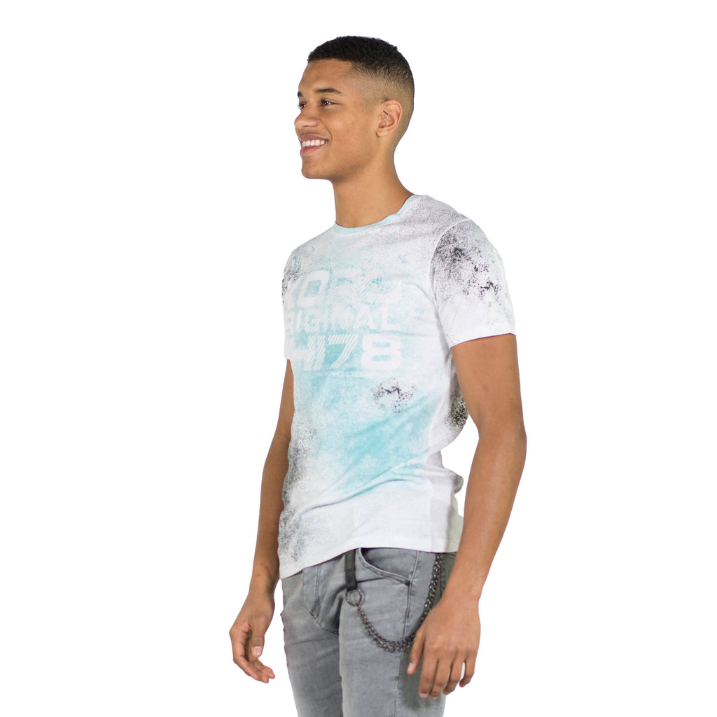 Camiseta Hombre Manga Corta Estampado All Over – Koroshi 2011MC39