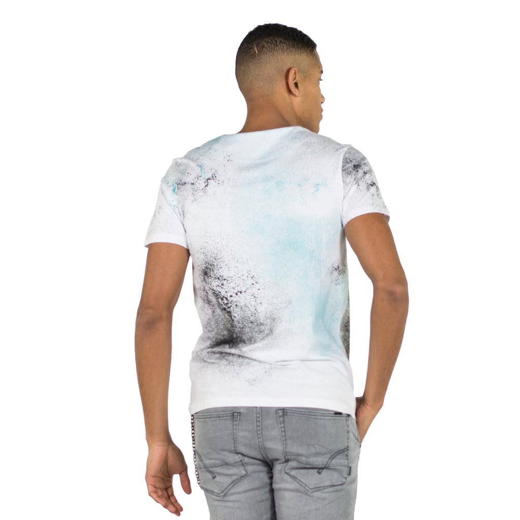 Camiseta Hombre Manga Corta Estampado All Over – Koroshi 2011MC39
