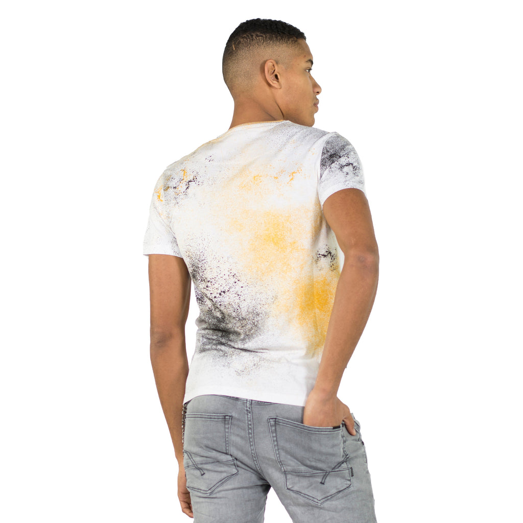 Camiseta Hombre Manga Corta Estampado All Over – Koroshi 2011MC39