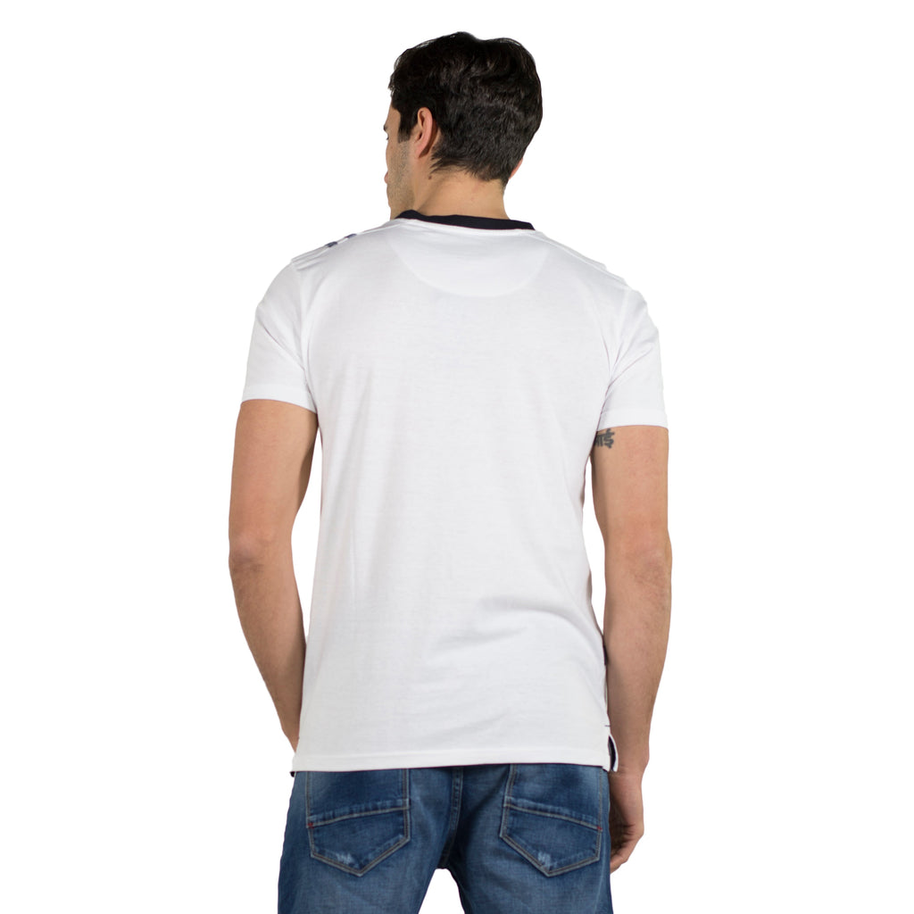 Camiseta Hombre Cuello Panadero Bordada – Koroshi 2011MC49