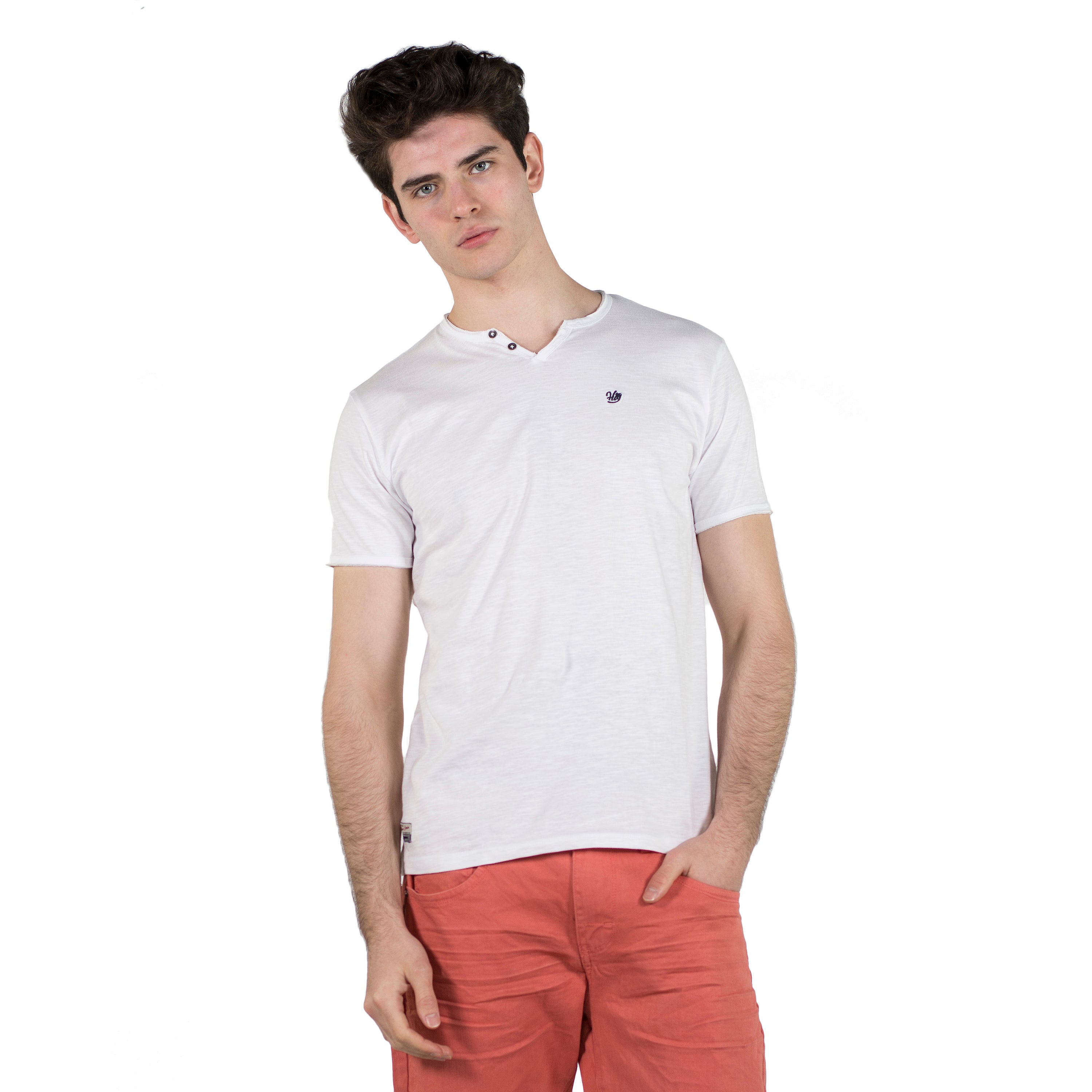 Camiseta Hombre Manga Corta Algodón Flameado – Koroshi 2011MC62