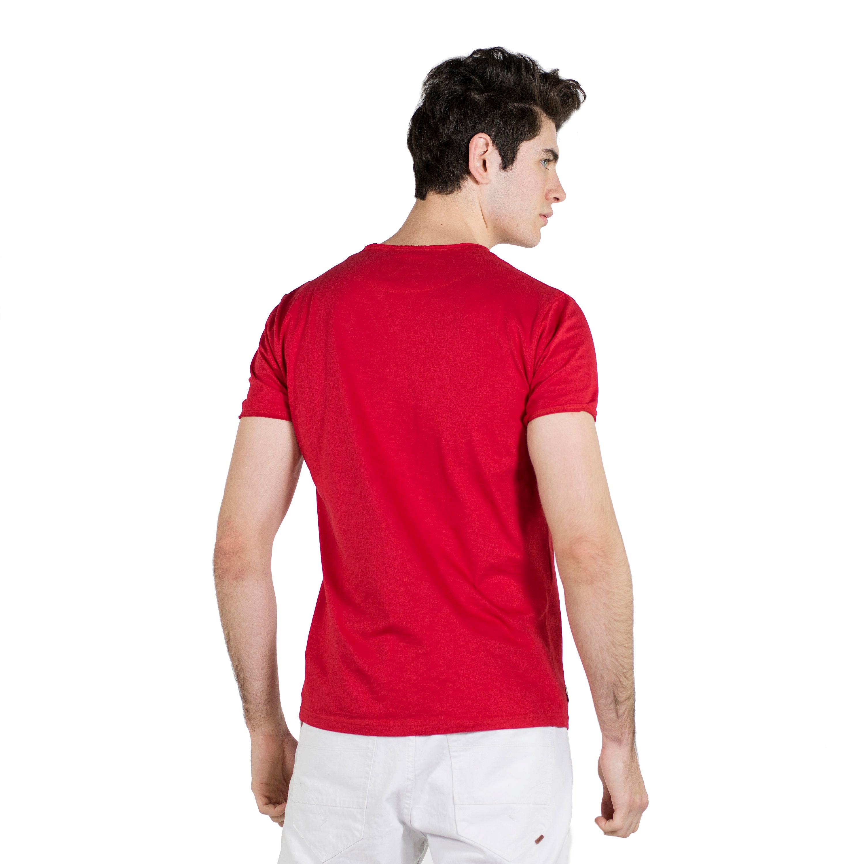 Camiseta Hombre Manga Corta Algodón Flameado – Koroshi 2011MC62