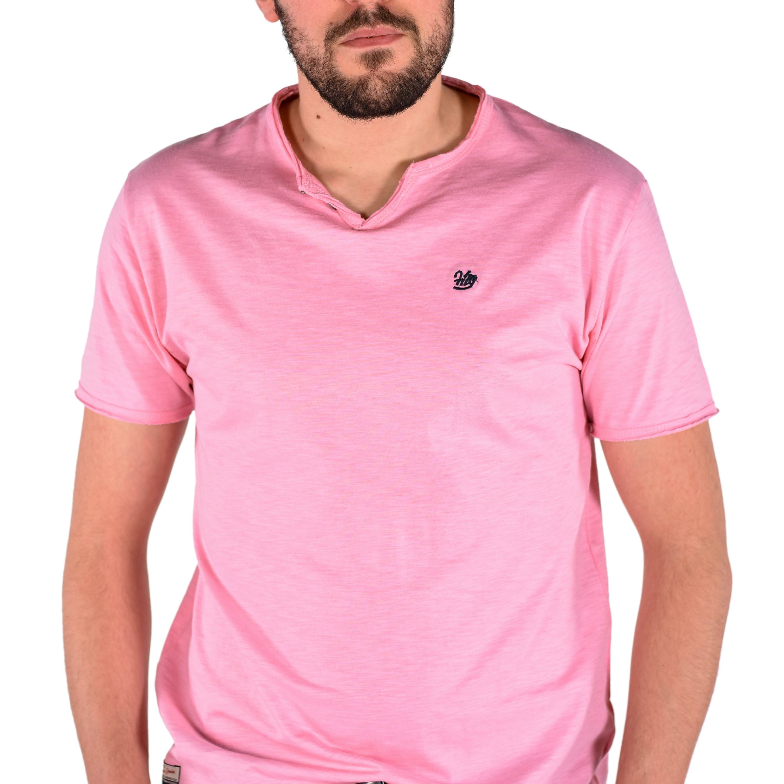 Camiseta Hombre Manga Corta Algodón Flameado – Koroshi 2011MC62