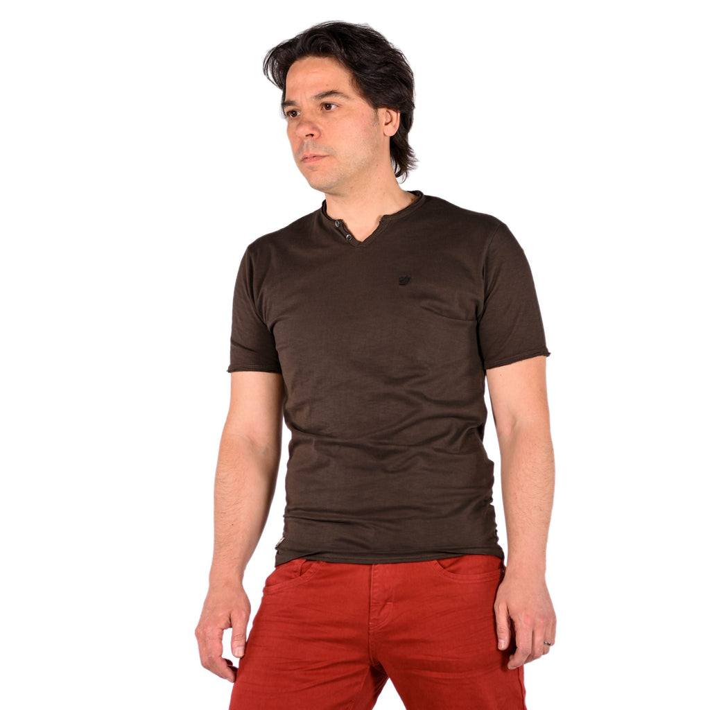 Camiseta Hombre Manga Corta Algodón Flameado – Koroshi 2011MC62