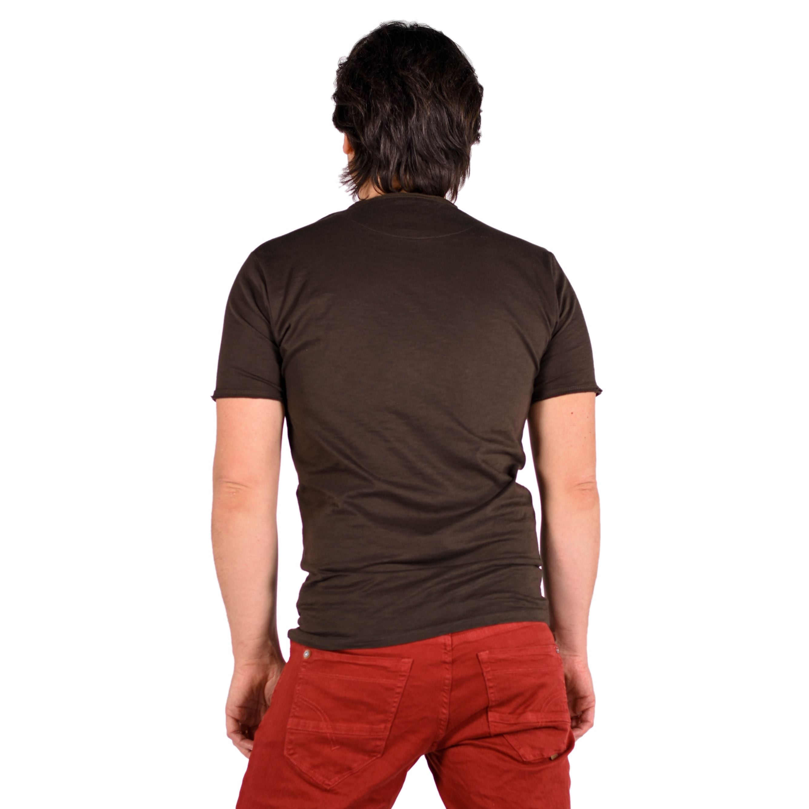 Camiseta Hombre Manga Corta Algodón Flameado – Koroshi 2011MC62