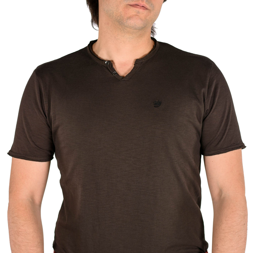 Camiseta Hombre Manga Corta Algodón Flameado – Koroshi 2011MC62