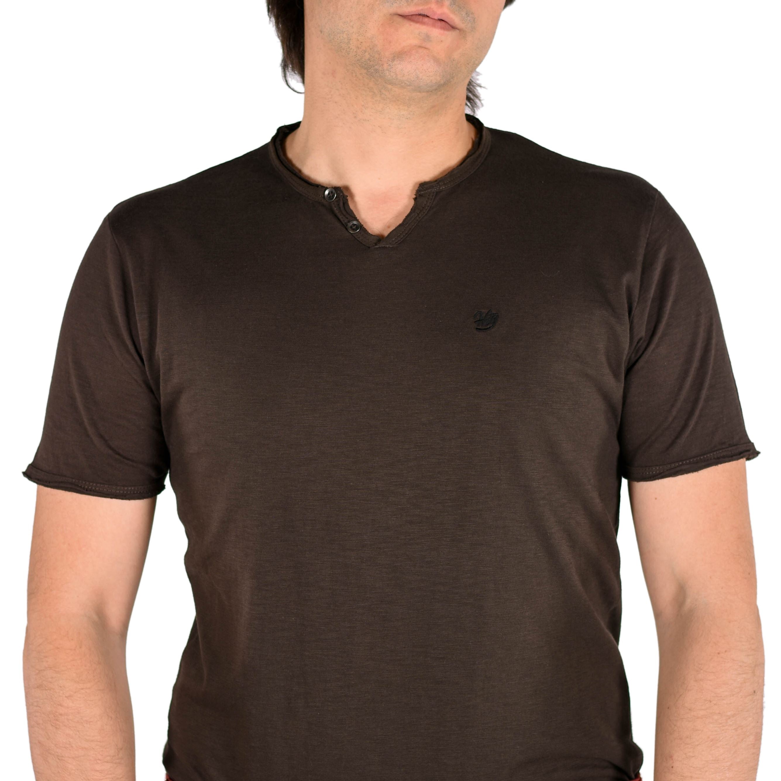 Camiseta Hombre Manga Corta Algodón Flameado – Koroshi 2011MC62