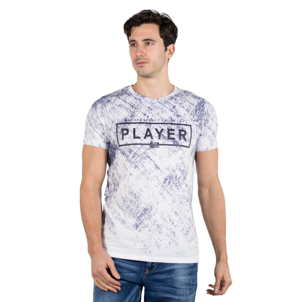 Camiseta Hombre Manga Corta Estampado Player – Koroshi 2011MC65