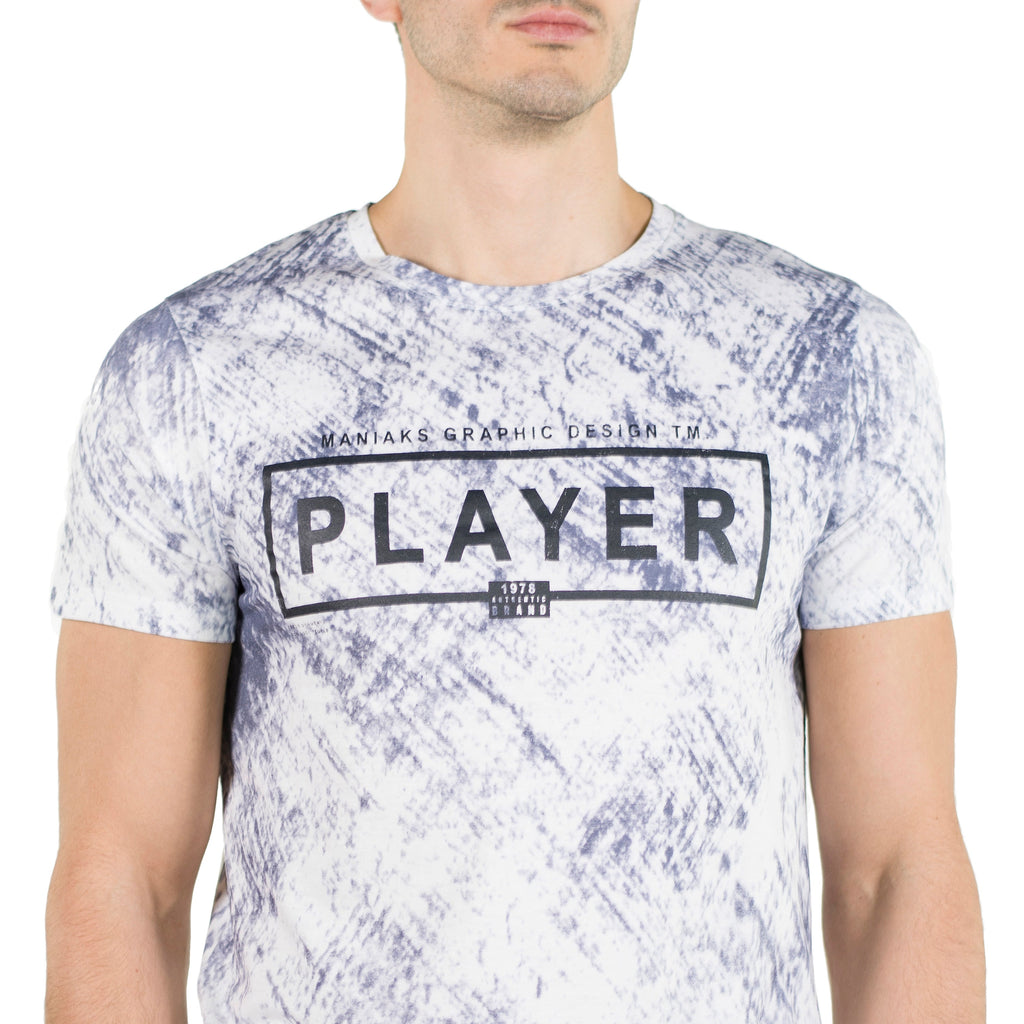 Camiseta Hombre Manga Corta Estampado Player – Koroshi 2011MC65