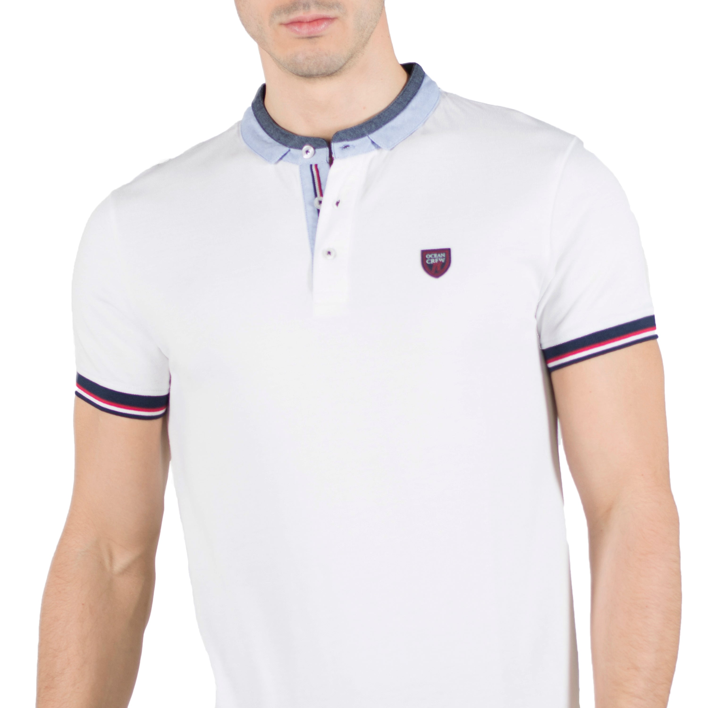 Polo Hombre Manga Corta Piqué Cuello Mao – Koroshi 2011PC05